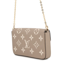将图像加载到图库查看器中,LOUIS VUITTON Felicie Pochette Tourterelle/ClaimM82610 Monogram Empreinte Leather