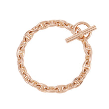 将图像加载到图库查看器中,HERMES Chaine d'Ancre Bracelet 22 frames Size TPM 18K Pink Gold