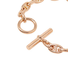 将图像加载到图库查看器中,HERMES Chaine d'Ancre Bracelet 22 frames Size TPM 18K Pink Gold