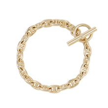 将图像加载到图库查看器中,HERMES Chaine d'Ancre Bracelet 22 frames Size TPM 18K Yellow Gold