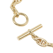 将图像加载到图库查看器中,HERMES Chaine d'Ancre Bracelet 22 frames Size TPM 18K Yellow Gold