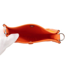 将图像加载到图库查看器中,HERMES Neo Evelyne Jaune d'or/Feu Toile Officier Swift Leather Size TPM