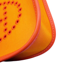 将图像加载到图库查看器中,HERMES Neo Evelyne Jaune d'or/Feu Toile Officier Swift Leather Size TPM