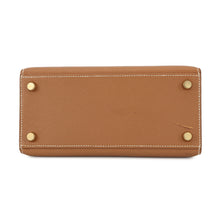 Load image into Gallery viewer, HERMES Mini Kelly Gold Courchevel Size 20