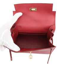 将图像加载到图库查看器中,HERMES Mini Kelly Rouge Vif Courchevel Size 20