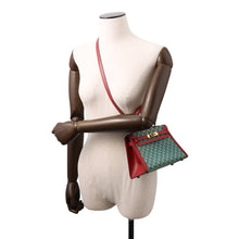 将图像加载到图库查看器中,HERMES Mini Kelly Owl Green/Rouge H Silk Box Calf Leather Size 20