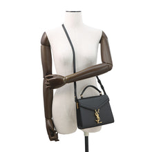 Load image into Gallery viewer, SAINT LAURENT PARIS Cassandra 2wayBag Black623930 Leather Size Mini