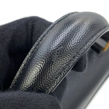 Load image into Gallery viewer, SAINT LAURENT PARIS Cassandra 2wayBag Black623930 Leather Size Mini