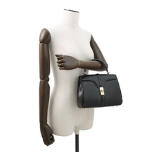 Load image into Gallery viewer, CELINE 16 Saze Black188003 Calf Leather Size Small