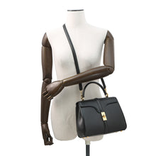 Load image into Gallery viewer, CELINE 16 Saze Black188003 Calf Leather Size Small