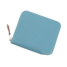 Load image into Gallery viewer, HERMES Azap compact silk in New Blue Jean Epsom