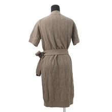 Load image into Gallery viewer, HERMES H motif long cardigan Size 36 Brown4E2522D3 Wool100%