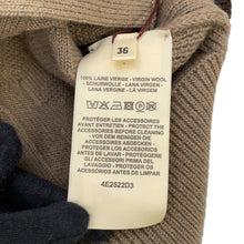 Load image into Gallery viewer, HERMES H motif long cardigan Size 36 Brown4E2522D3 Wool100%