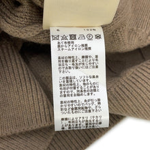 Load image into Gallery viewer, HERMES H motif long cardigan Size 36 Brown4E2522D3 Wool100%