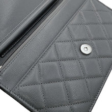 将图像加载到图库查看器中,CHANEL CC Comet ChainShoulder Bag GrayAP3723 Caviar Leather