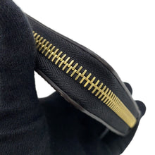Load image into Gallery viewer, LOUIS VUITTON Zippy wallet Black/Gold Exotic Leather