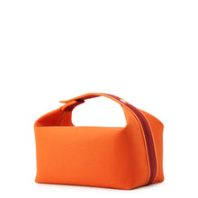 将图像加载到图库查看器中,HERMES Brid a Black Orange/Bordeaux Canvas Size GM