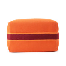 将图像加载到图库查看器中,HERMES Brid a Black Orange/Bordeaux Canvas Size GM