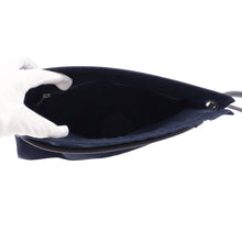 将图像加载到图库查看器中,HERMES Aline Backpack Navy Toile Chevrons Size PM