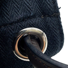 将图像加载到图库查看器中,HERMES Aline Backpack Navy Toile Chevrons Size PM