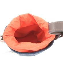 Load image into Gallery viewer, HERMES Dog Treat Pouch Navy Coating canvas