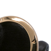 将图像加载到图库查看器中,LOUIS VUITTON Porte Cles LV Panda Noir/White/PinkM00993 Monogram Leather Gold Plated Rhinestone