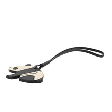 Load image into Gallery viewer, Valextra Valextra Panda Bag Charm Black/IvoryV3N11 Calf Leather