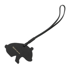Load image into Gallery viewer, Valextra Valextra Panda Bag Charm Black/IvoryV3N11 Calf Leather
