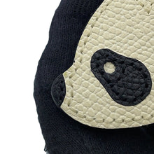 Load image into Gallery viewer, Valextra Valextra Panda Bag Charm Black/IvoryV3N11 Calf Leather