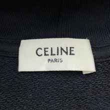 Load image into Gallery viewer, CELINE Celine logo hoodie on the back Size S Black2Y005632E Cotton100%