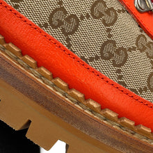 Load image into Gallery viewer, GUCCI The North Face collaboration trekking boots Orange/Beige679914 GG Canvas Leather Size 10