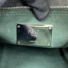 Load image into Gallery viewer, FENDI Zucca 2-way mini bag Black/White7VA570 Fur Leather