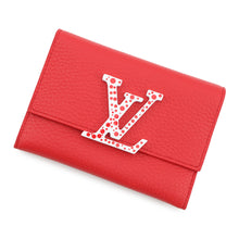 Load image into Gallery viewer, LOUIS VUITTON LVxYK Portefeuille Capucine Compact Maxi Yayoi Kusama Collaboration RougeM82113 Taurillon Leather
