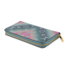 Load image into Gallery viewer, LOUIS VUITTON Zippy Wallet Pink/BlueM90520 Monogram Vernis Leather