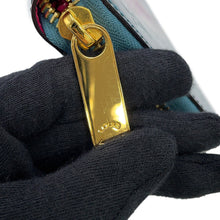 Load image into Gallery viewer, LOUIS VUITTON Zippy Wallet Pink/BlueM90520 Monogram Vernis Leather
