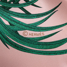 将图像加载到图库查看器中,HERMES Carre Palm Catalog INDEX PALMARUMU Size 90 Rose pale/Vert/Multicolor Silk100%