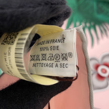 将图像加载到图库查看器中,HERMES Carre Palm Catalog INDEX PALMARUMU Size 90 Rose pale/Vert/Multicolor Silk100%
