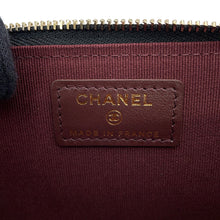 将图像加载到图库查看器中,CHANEL Matelasse CC Logo Fragment Card Case BlackAP3179 Caviar Leather