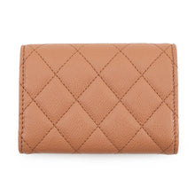将图像加载到图库查看器中,CHANEL Classic Small Flap Wallet Tri-fold Wallet CamelAP0230 Caviar Leather