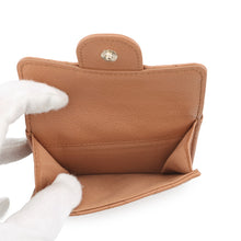 Load image into Gallery viewer, CHANEL Classic Small Flap Wallet Tri-fold Wallet CamelAP0230 Caviar Leather