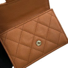 Load image into Gallery viewer, CHANEL Classic Small Flap Wallet Tri-fold Wallet CamelAP0230 Caviar Leather