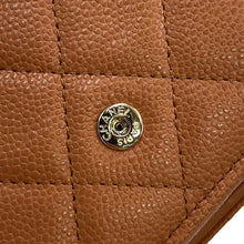 Load image into Gallery viewer, CHANEL Classic Small Flap Wallet Tri-fold Wallet CamelAP0230 Caviar Leather