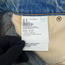 Load image into Gallery viewer, PRADA Distressed Organic Denim 5-Pocket Pants Size 25 BlueGFP469 Cotton100%