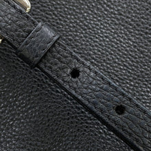 将图像加载到图库查看器中,PRADA Vitello Dino 2WAY Handbag Black1BC145 Leather Size Small