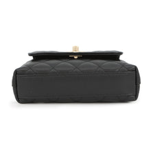 Load image into Gallery viewer, CHANEL Matelasse Coco Handle 2wayChainShoulder BlackAP4244 Caviar Leather Size Minimini(16)