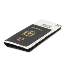 Load image into Gallery viewer, BALENCIAGA Passport Long Wallet 1 Ticket Black787774 Calf Leather