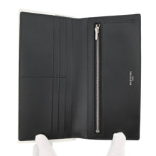 将图像加载到图库查看器中,BALENCIAGA Passport Long Wallet 1 Ticket Black787774 Calf Leather