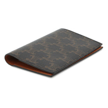 将图像加载到图库查看器中,CELINE Triomphe Passport Cover Black/Tan4M3432AK1.04BT PVC Leather