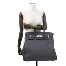 将图像加载到图库查看器中,HERMES HAUT A COURROIES Ardoise Togo Leather Size 40