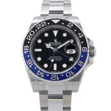 Load image into Gallery viewer, ROLEX GMT MasterⅡ W40mm Stainless Steel Black Dial126710BLNR